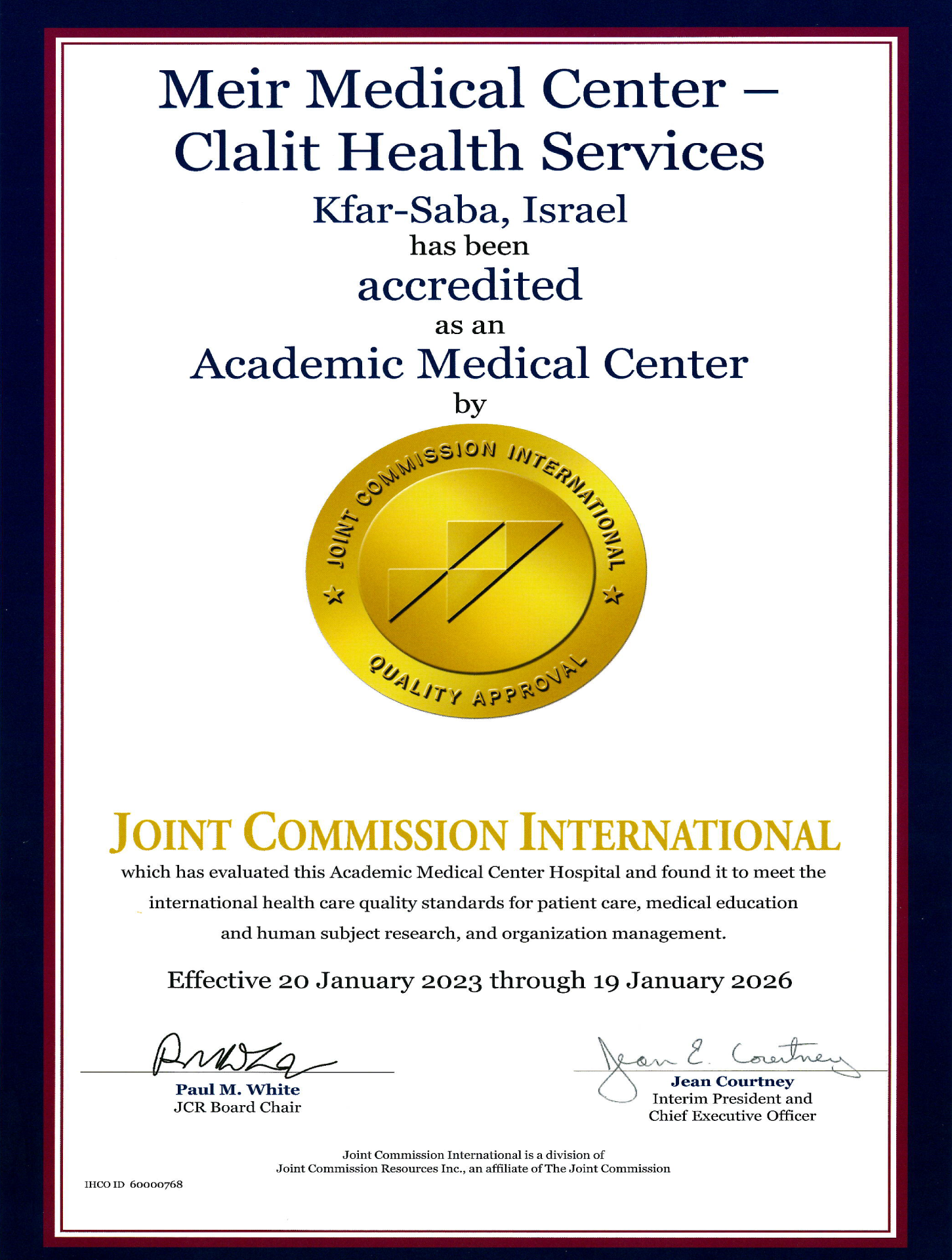 JCI Certificate 2023