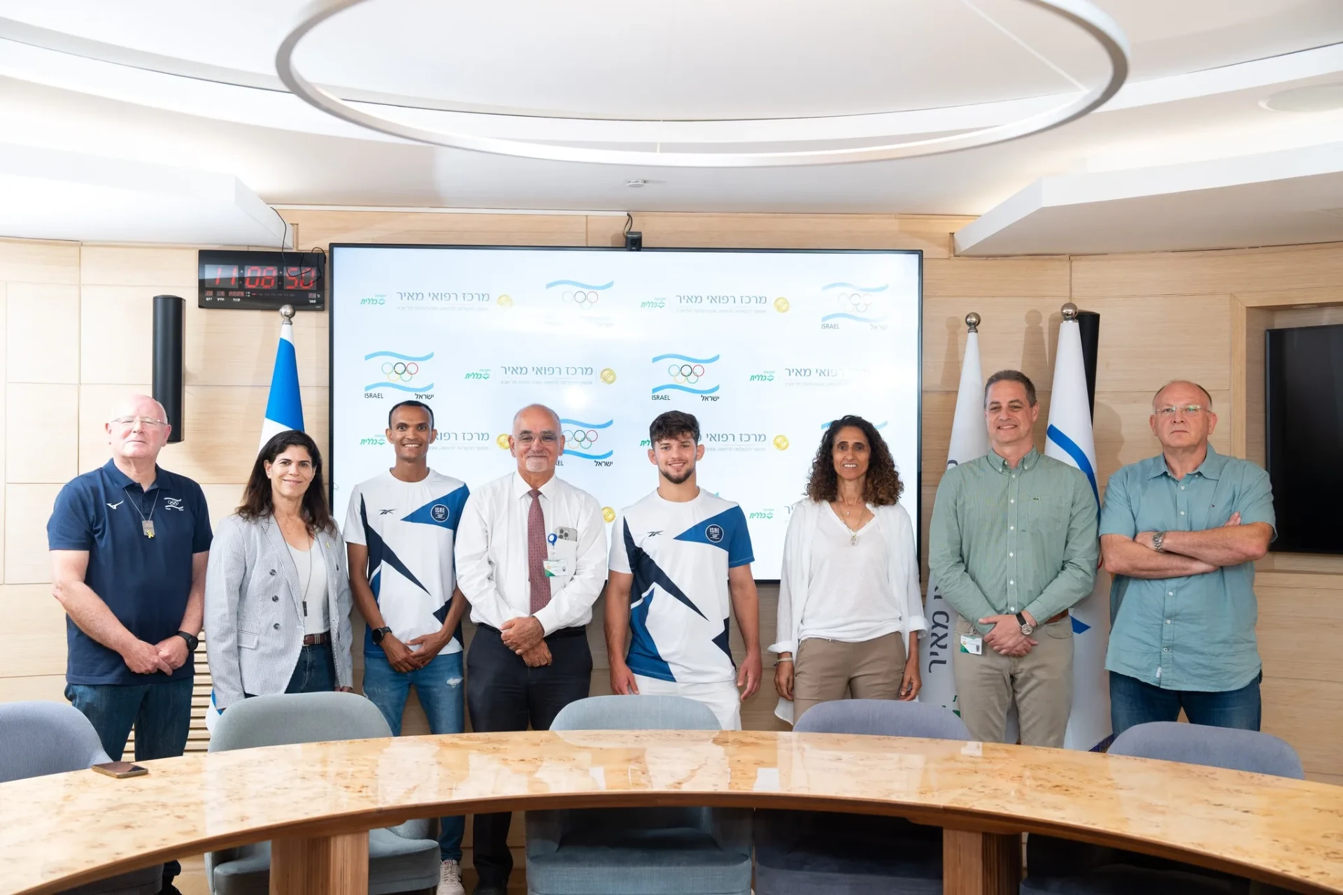 Meir Medical Center and Israeli Olympic Committee delegation